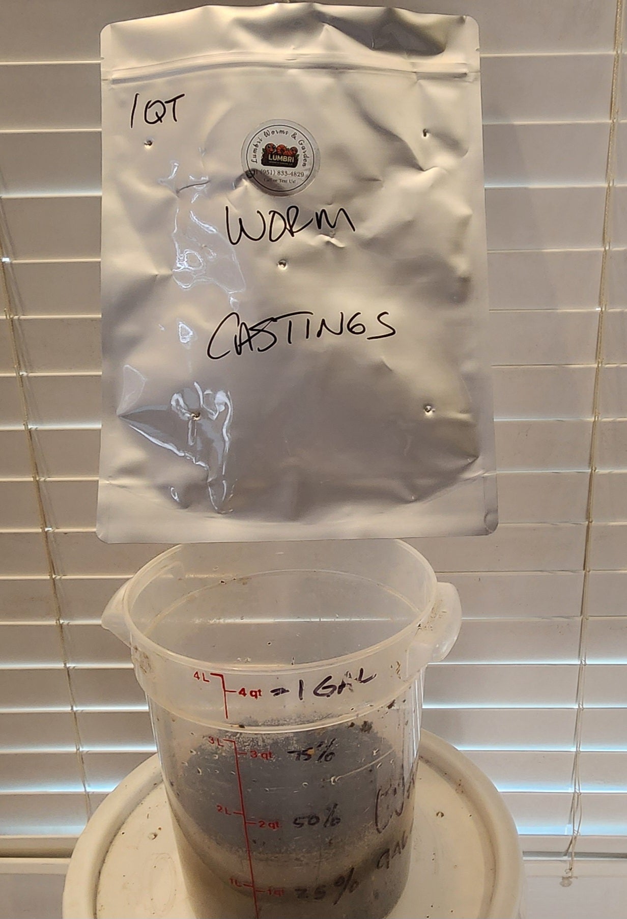 LOCAL PICK-UP ONLY - WORM CASTINGS - LOCAL PICK-UP ONLY