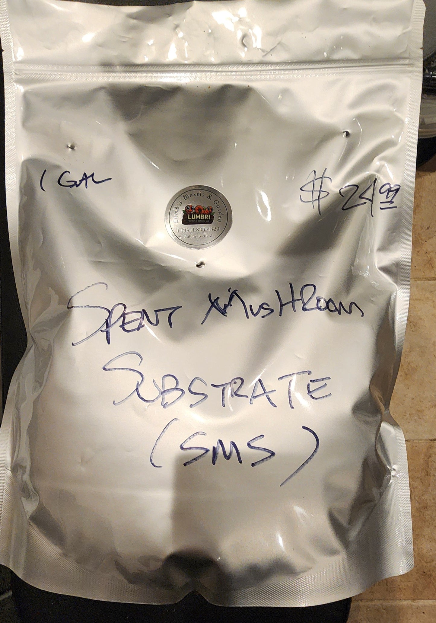 MycoCharge Endomycorrhizal SMS Additive For Worm Castings, Compost, and Living Soil Systems