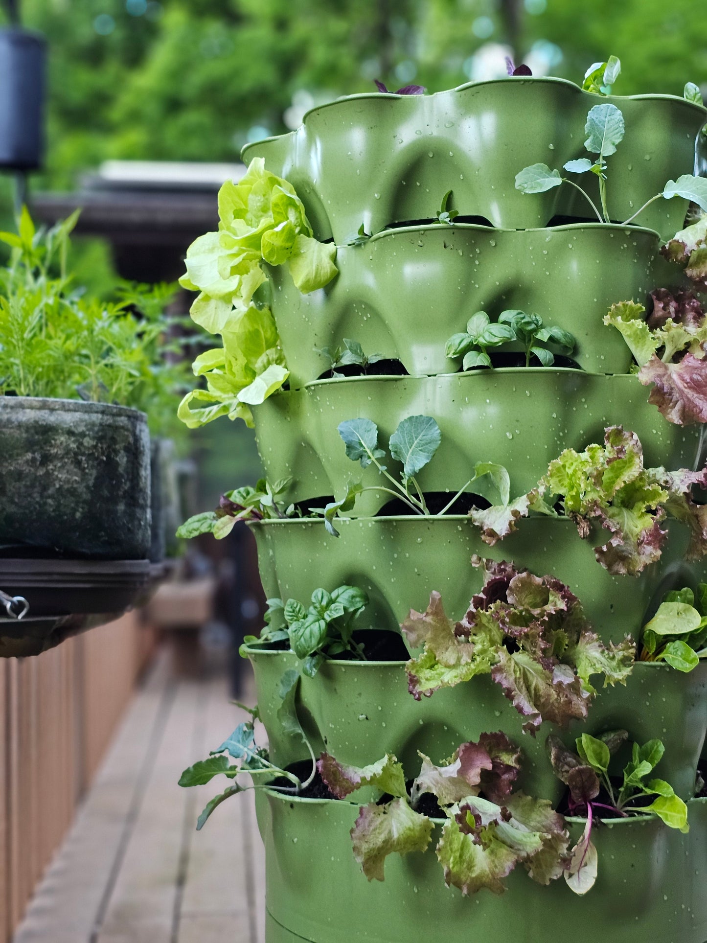 Garden Tower 2™, 50-Plant Composting Vertical Garden Planter