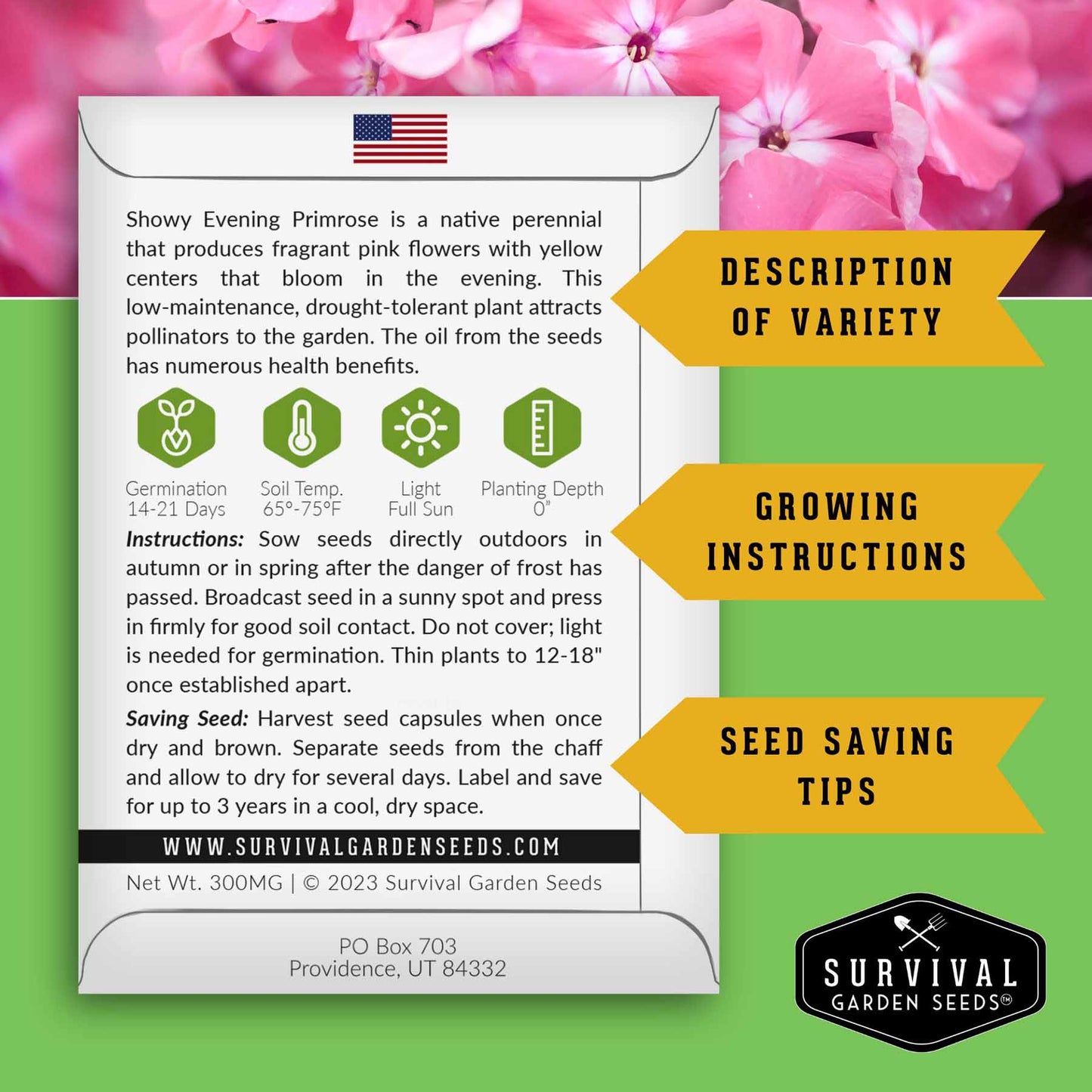 Functional Flower Garden Kit - 36 Helpful Flowers