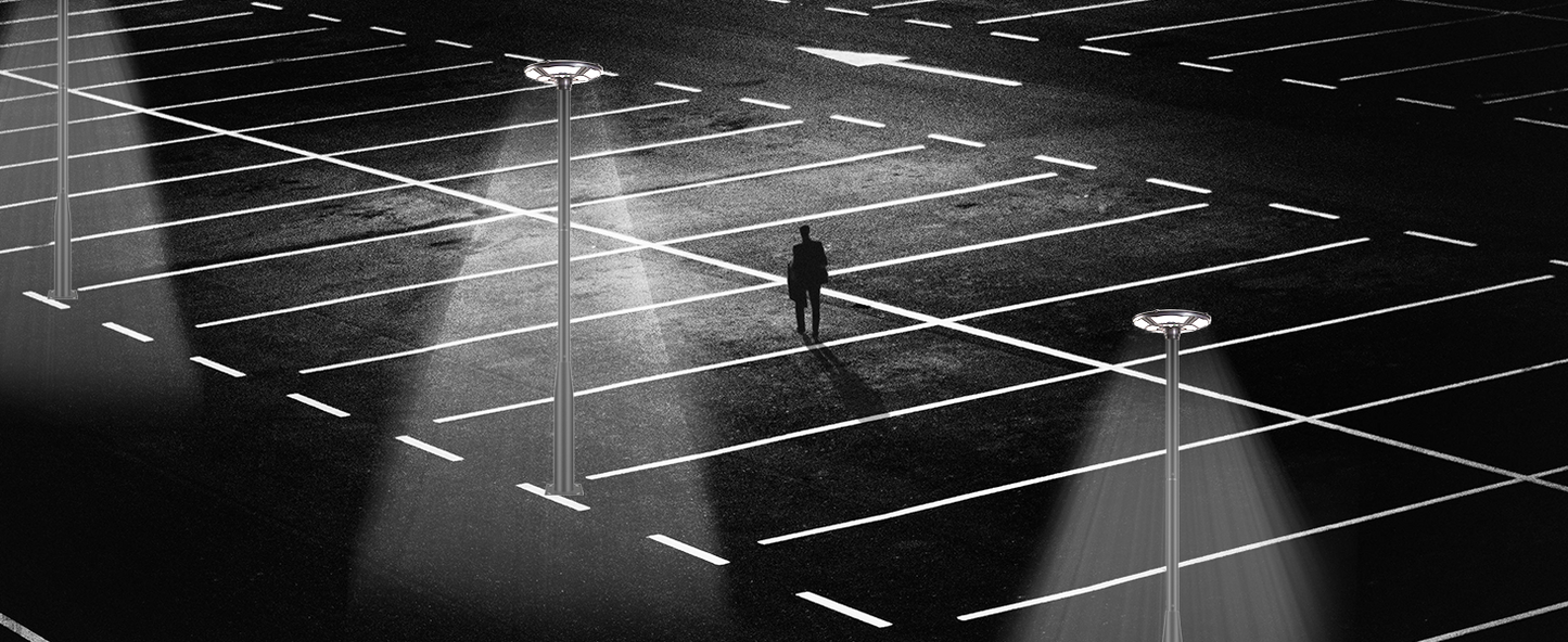 1500W Commercial Solar Flag Pole Outdoor Lamp Post Light with 98 inch Pole IP67 Waterproof With Remote