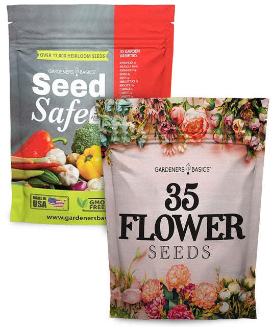 Survival & Wildflower 70-Variety Seed Kit - Heirloom, Non-GMO Seeds for Gardeners