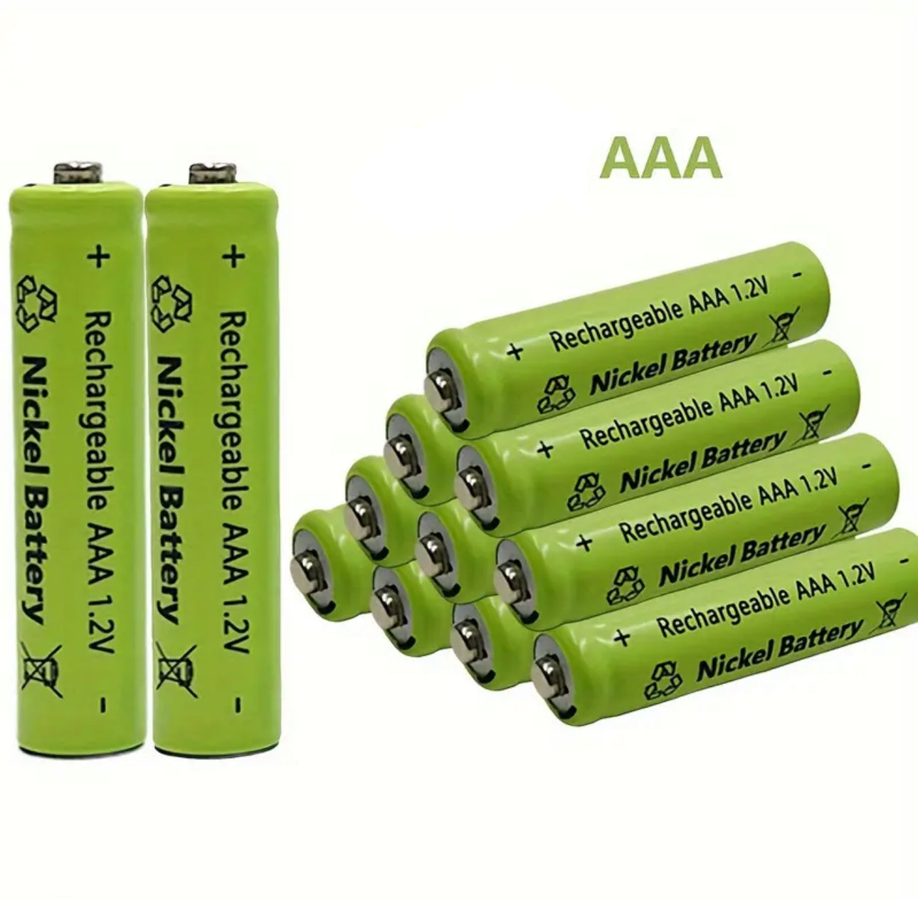 Energizer Rechargeable Batteries For Solar Lights Nickel Metal Hydride 1.2V AA 600- 900 mAh Batteries