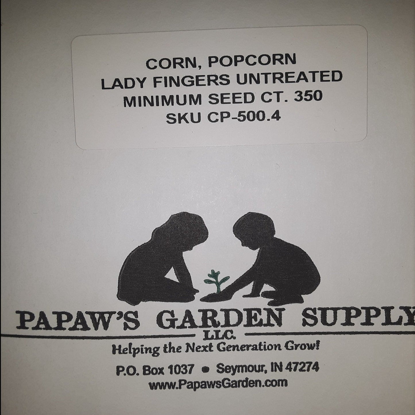 Lady Fingers Heirloom Popcorn Untreated Seeds