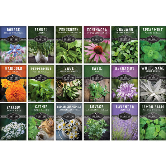 Medicinal Herb Collection - 18 Medicinal Herbs