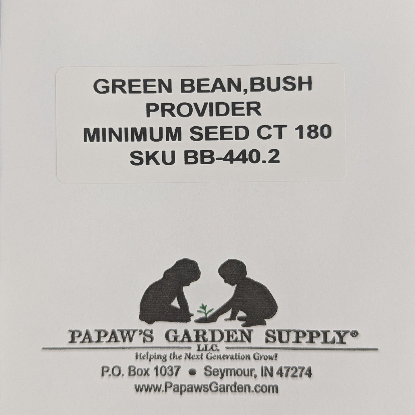 Provider Bush Green Bean Seeds
