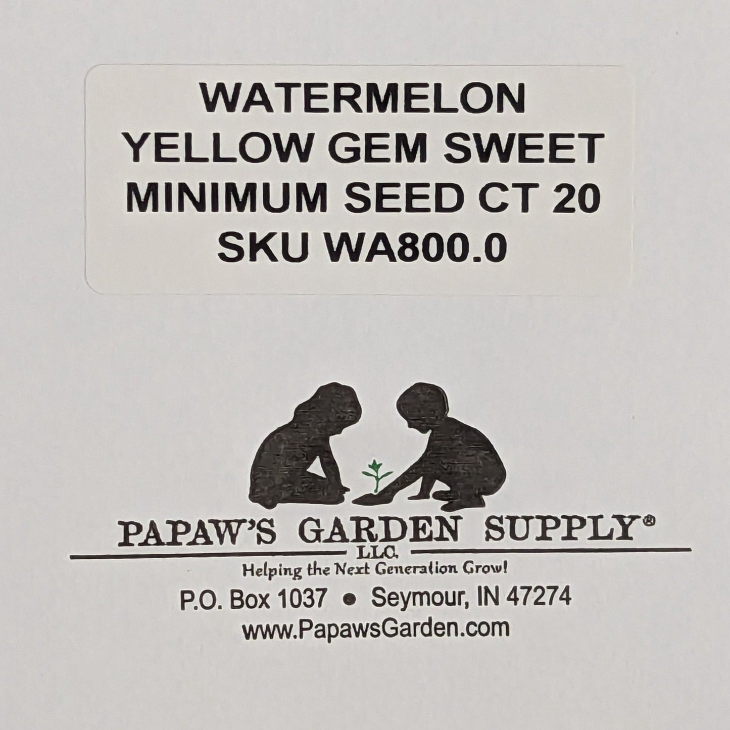 Yellow Gem Sweet Watermelon Seeds