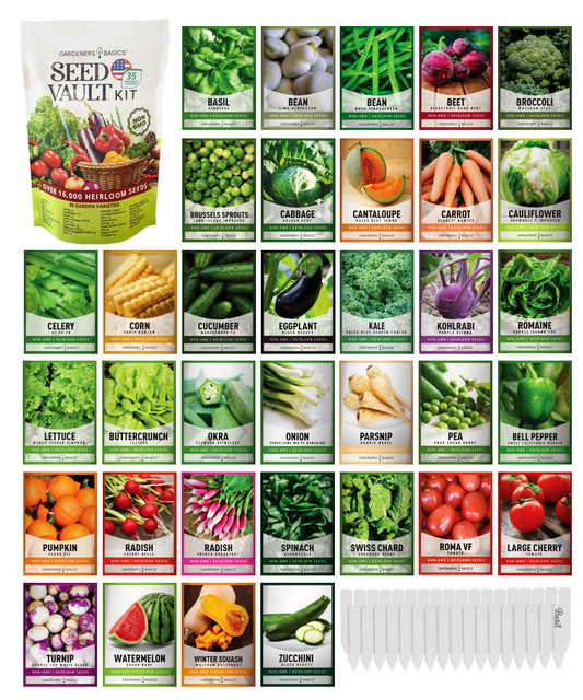 Vegetable Seed Vault Kit | 35 Variety Pack