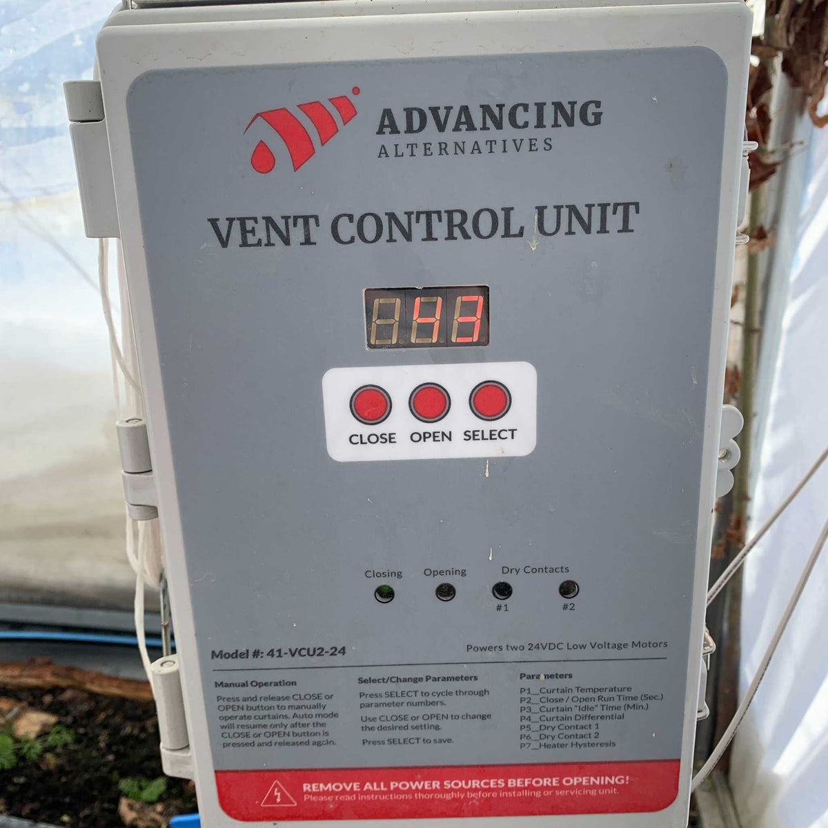 Automated Roll-Up Sides Motor