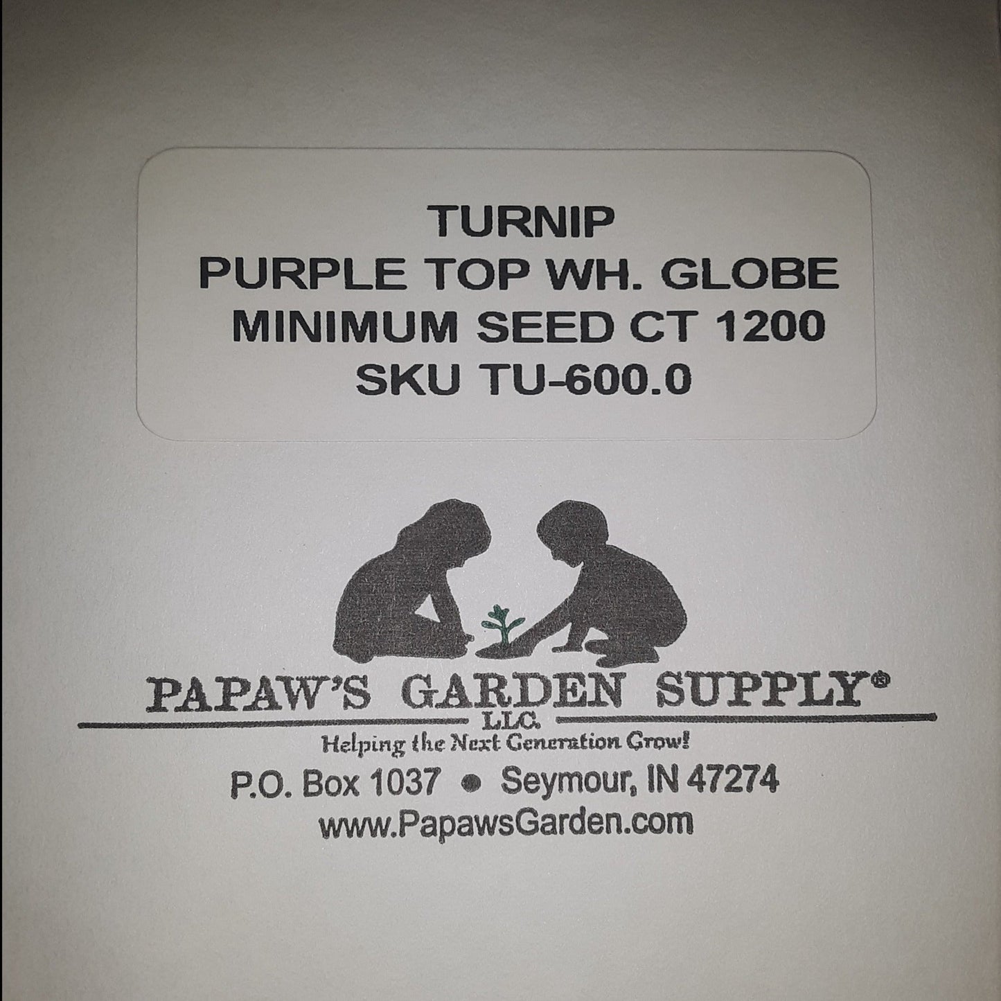 Purple Top White Globe Turnip Seeds