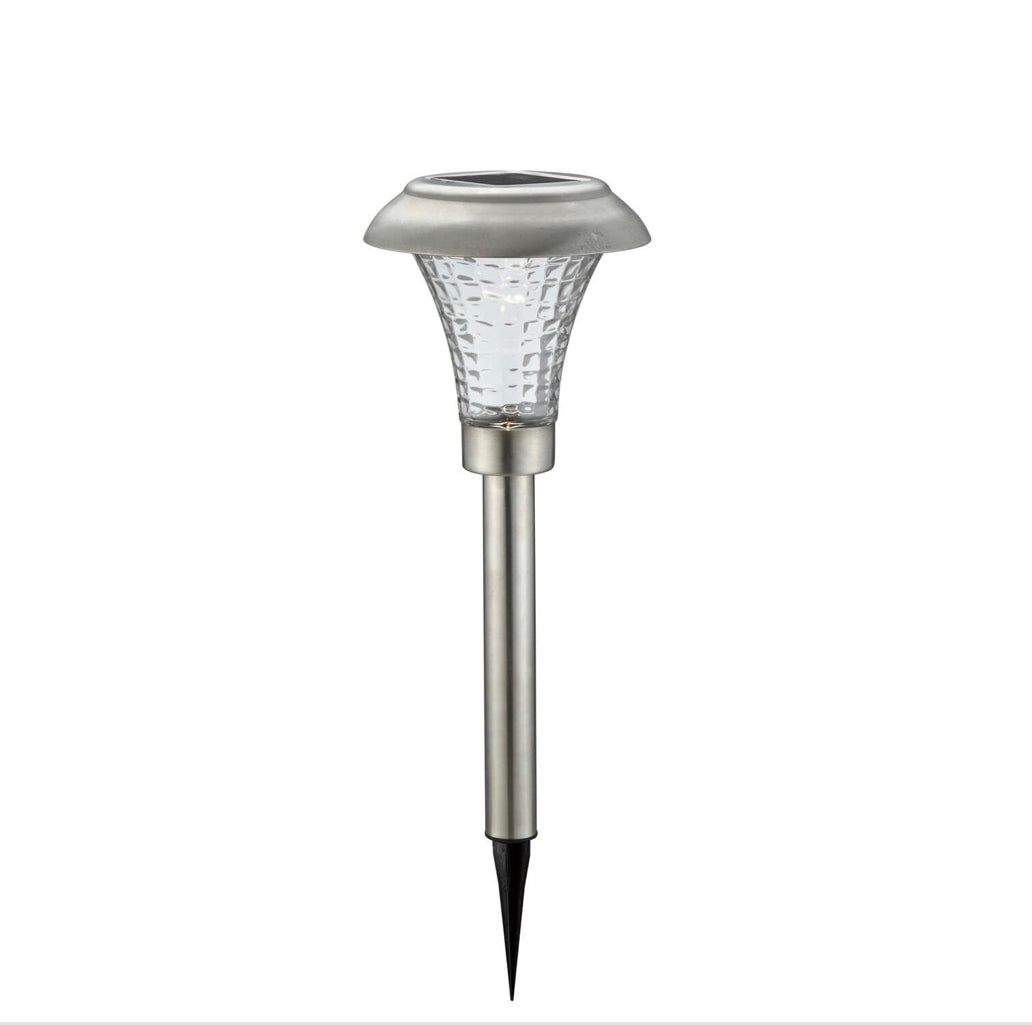 Patriot Silver Solar Powered LED Pathway Light (Pack of 16 )