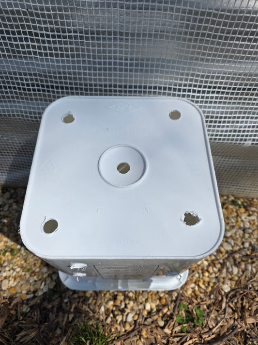 Worm Bin Vermi-Composting In-Ground 4 gal Recycled Bucket System | INCLUDES LIVE WORMS Easy Vermicomposting System | BUY COMPOSTING WORMS