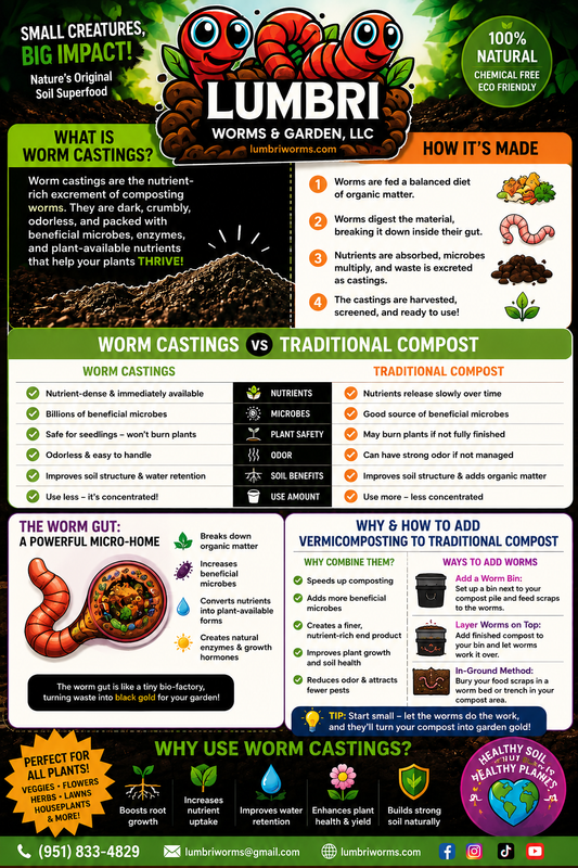 Worm Castings vs. Compost: Why Vermicomposting Takes Soil Health to the Next Level
