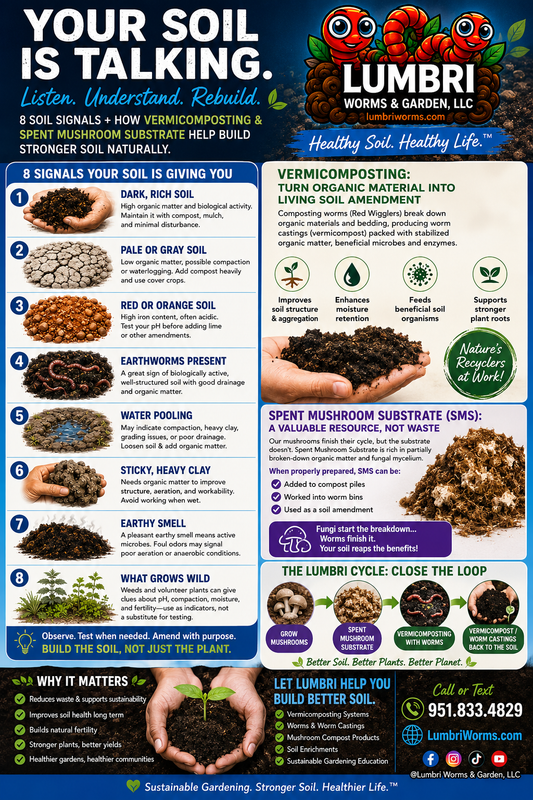 Your Soil Is Talking: How Vermicomposting & Spent Mushroom Substrate Help Build Better Soil