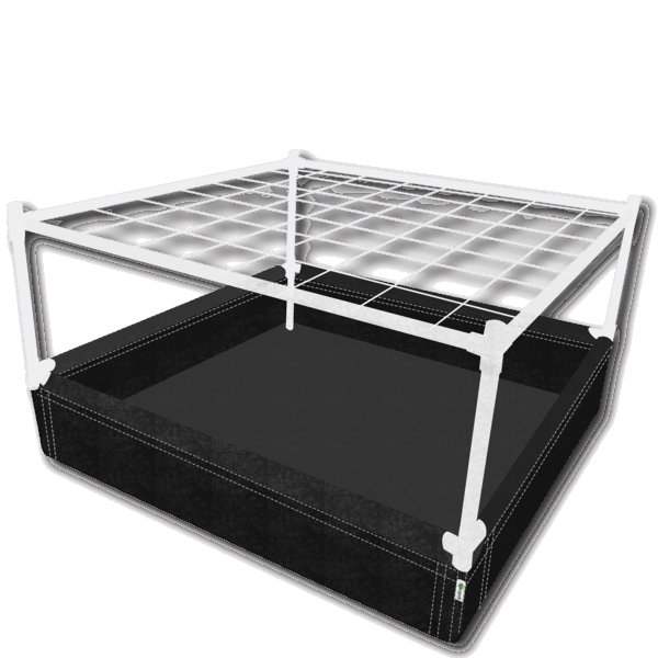 GeoPlanter Fabric Raised Bed Trellis Kit
