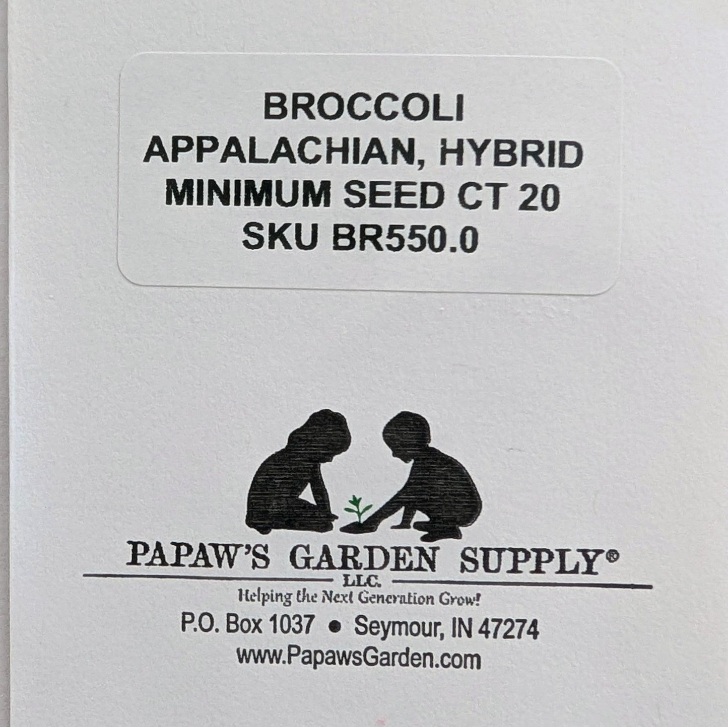 Appalachian Hybrid Broccoli Seeds