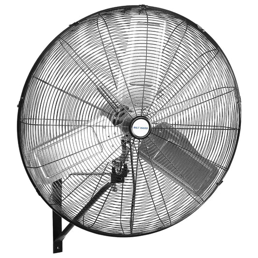 BILT HARD 30" 9500 CFM High-Velocity Wall Fan: 3-Speed Oscillating Industrial Fan, Heavy-Duty & UL Listed