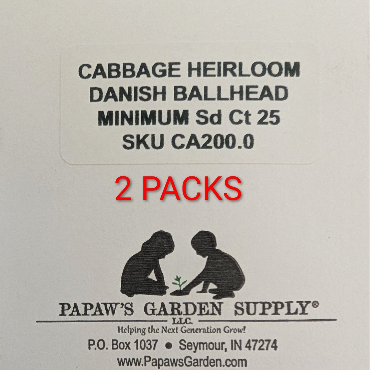 Danish Ballhead Heirloom Cabbage Seeds