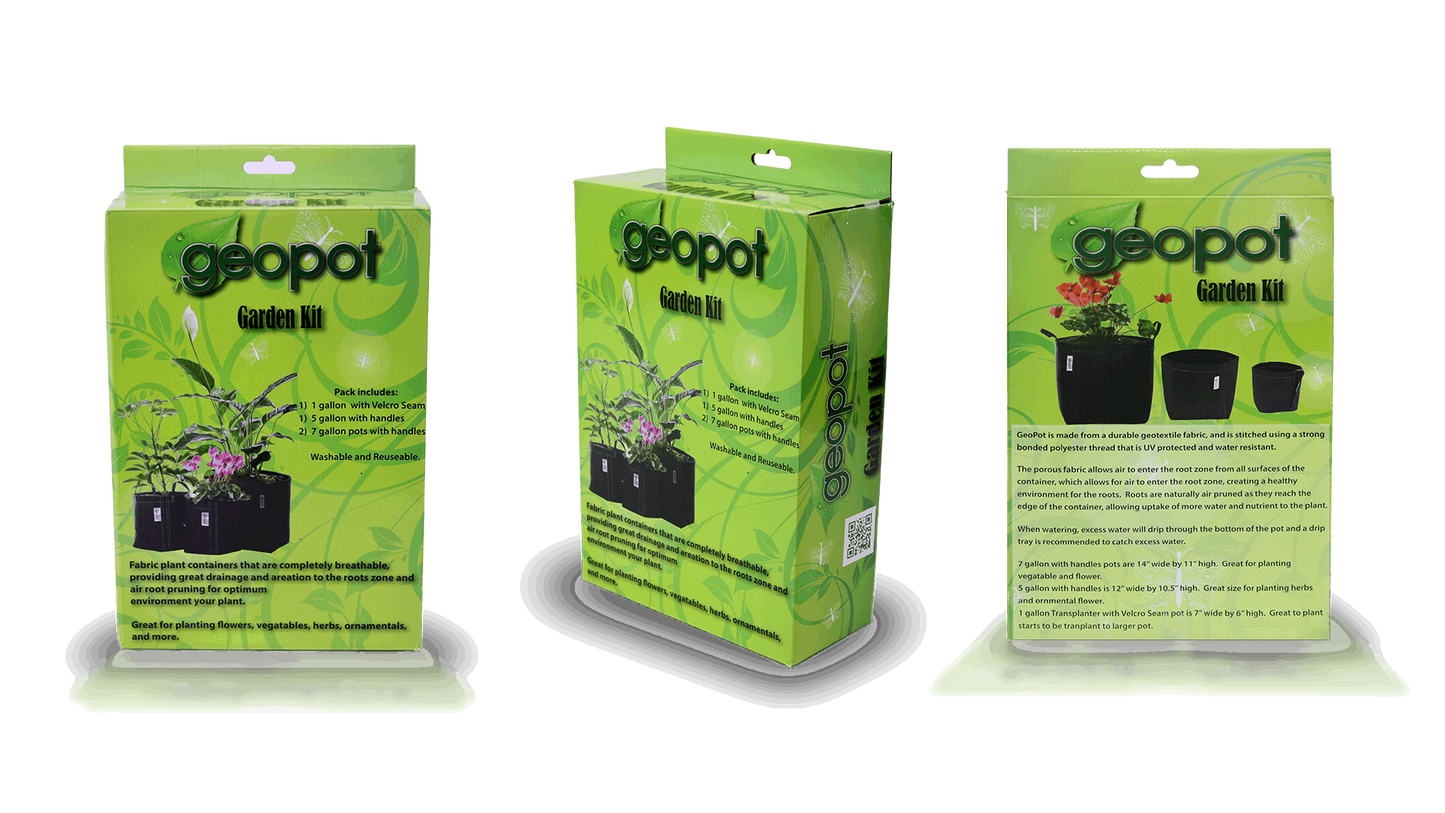 GeoPot Grow Bag Garden Kit