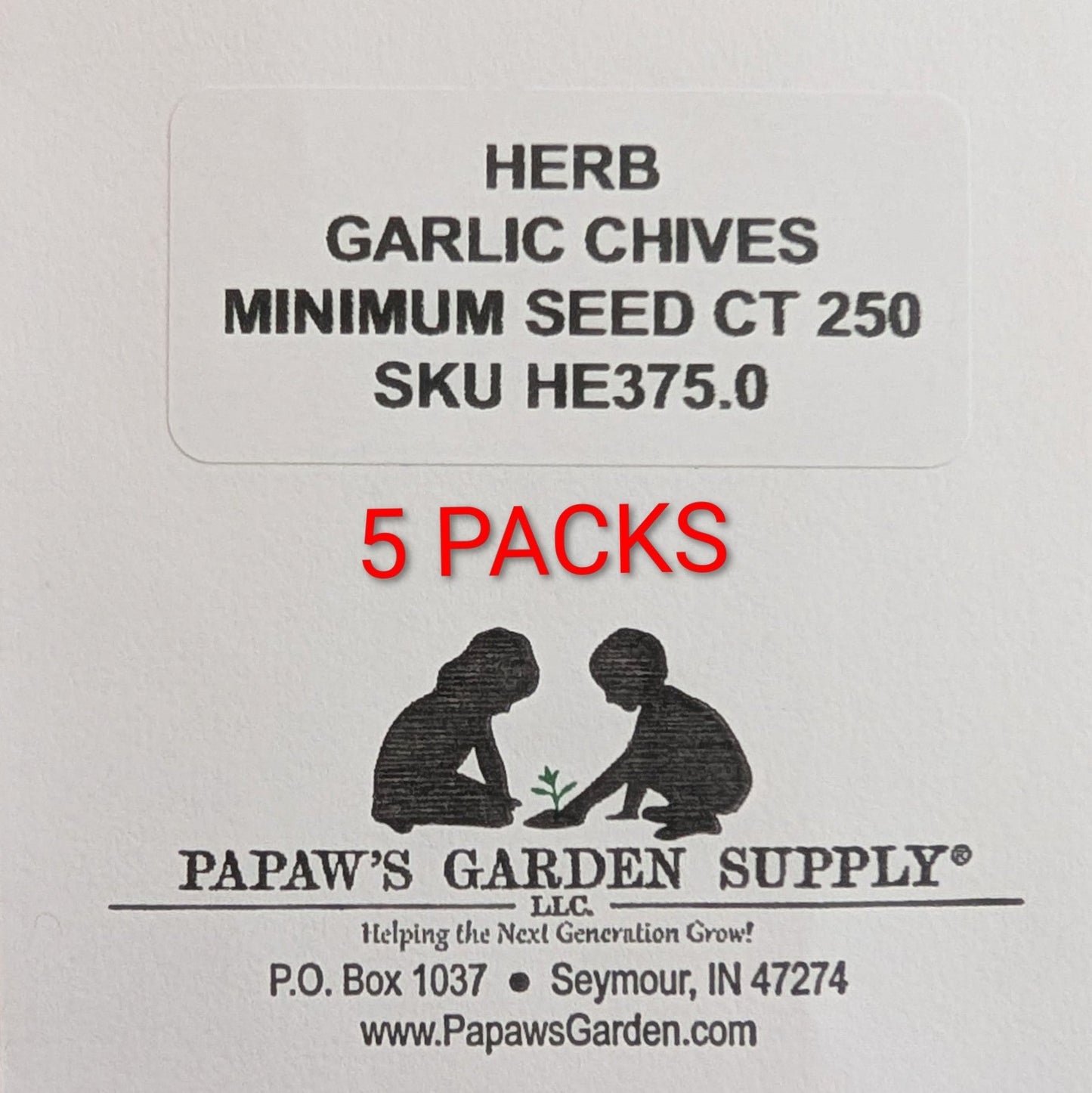 Herb, Garlic Chive Seeds