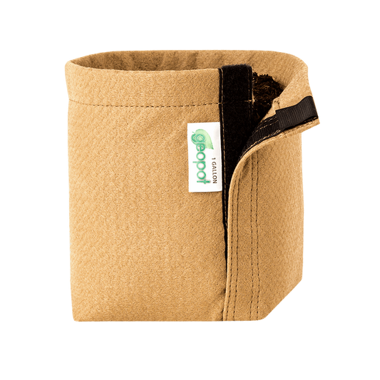 GeoPot Velcro Transplanter Grow Bags - Tan