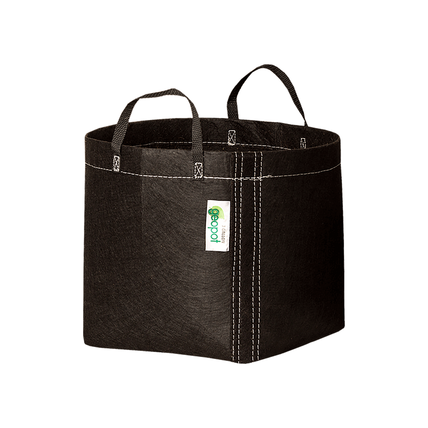 GeoPot Grow Bags with Handles - Black