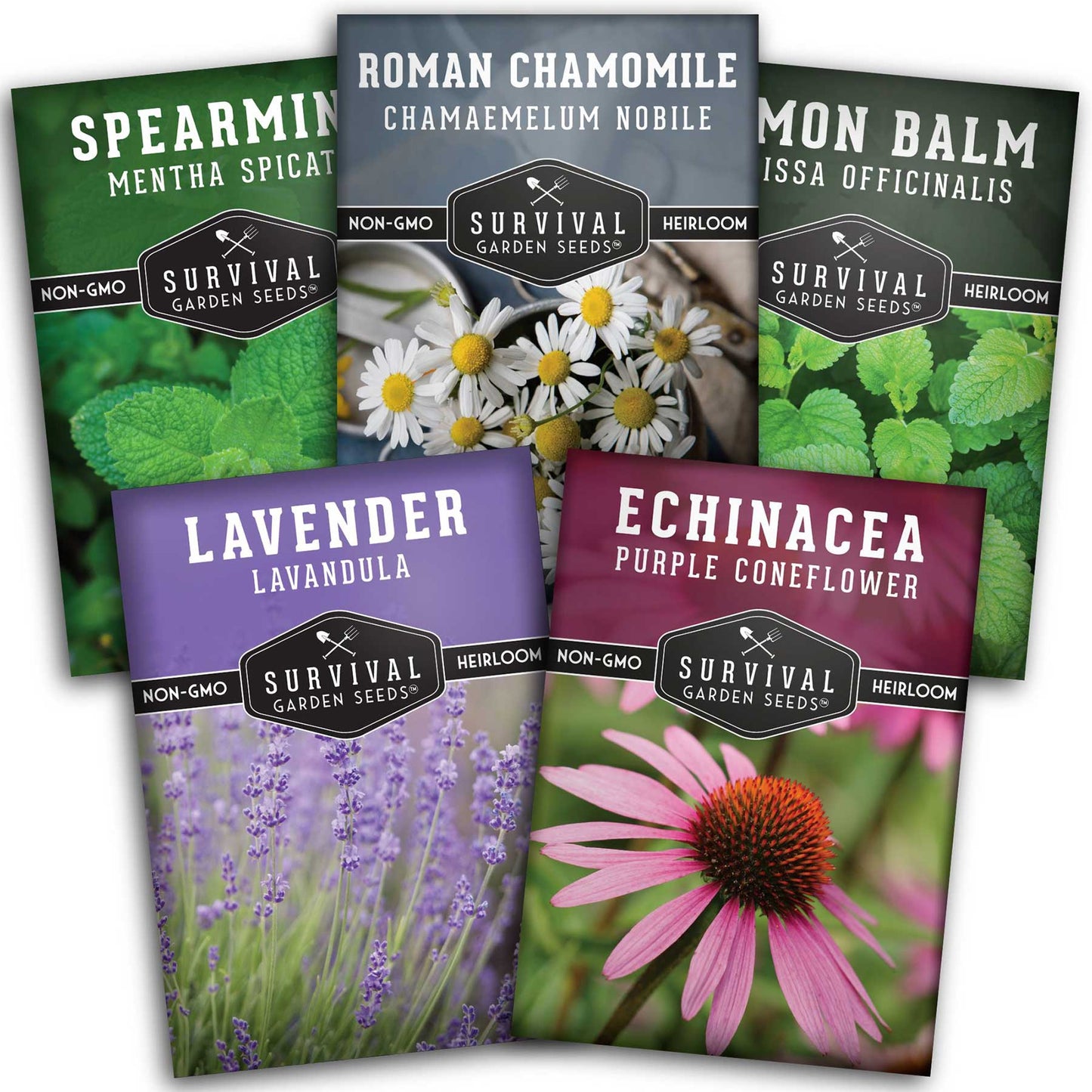 Herbal Tea Seed Collection - 5 Herbs to Grow for Herbal Tea