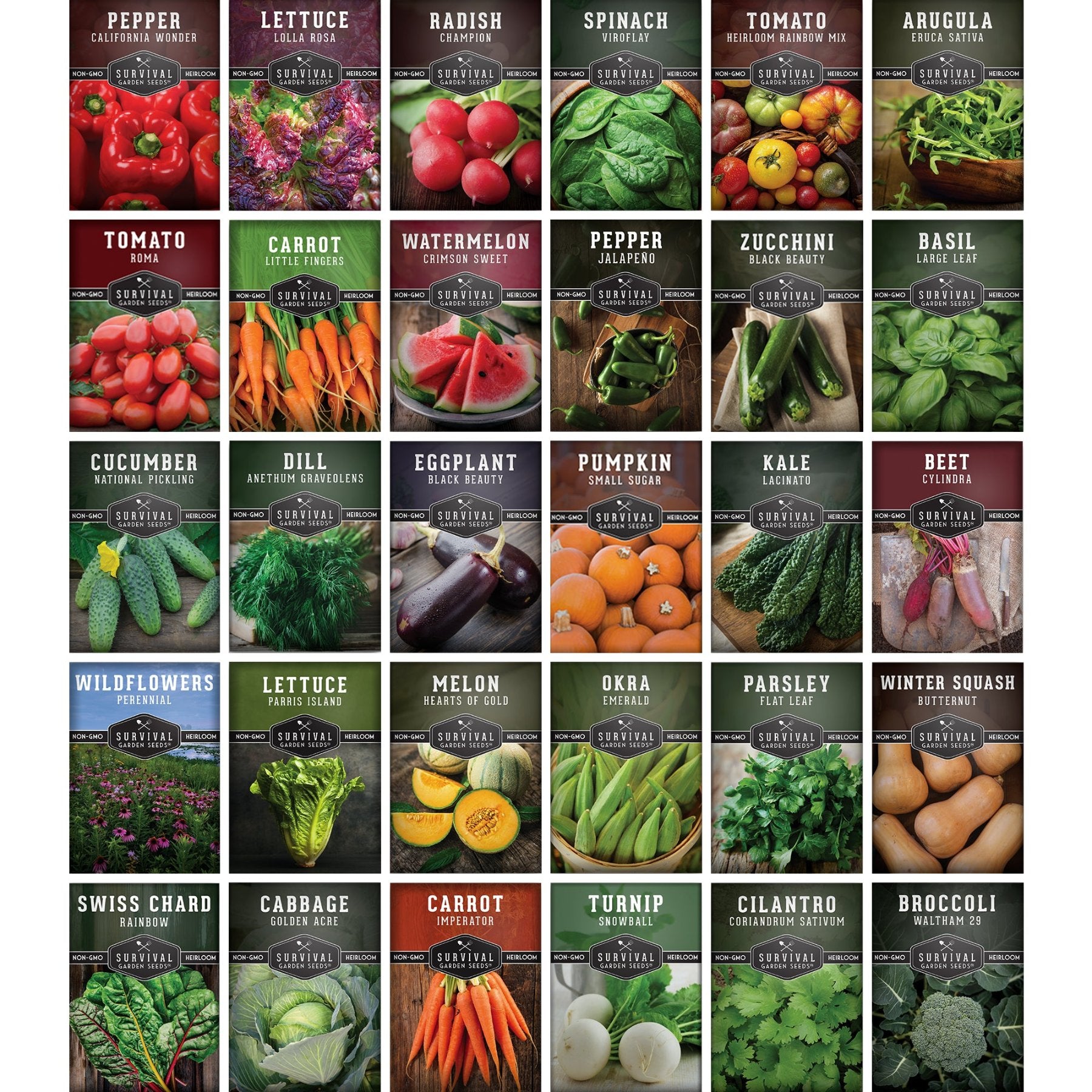 herb garden seeds for sale Home Garden 30 Seed Packet Collection