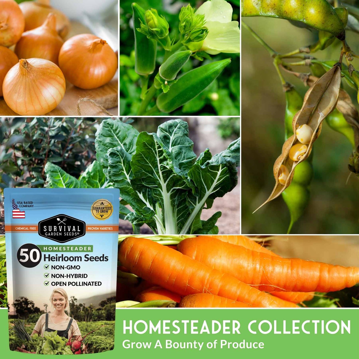 Homesteader Collection - 50 Varieties of Vegetables & Herbs