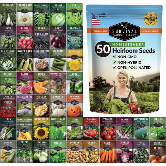Homesteader Collection - 50 Varieties of Vegetables & Herbs