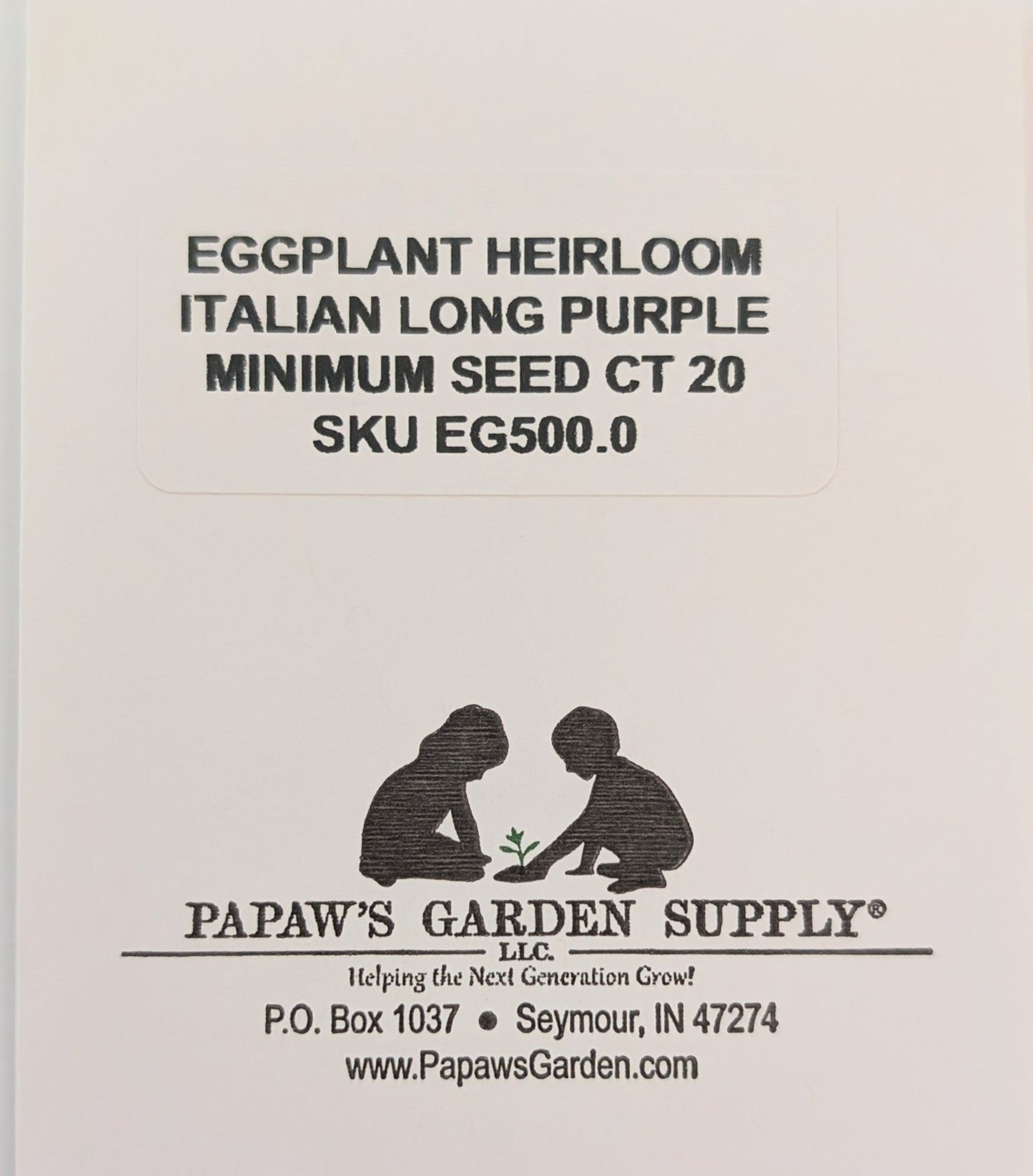 Italian Heirloom Long Purple Eggplant Seeds