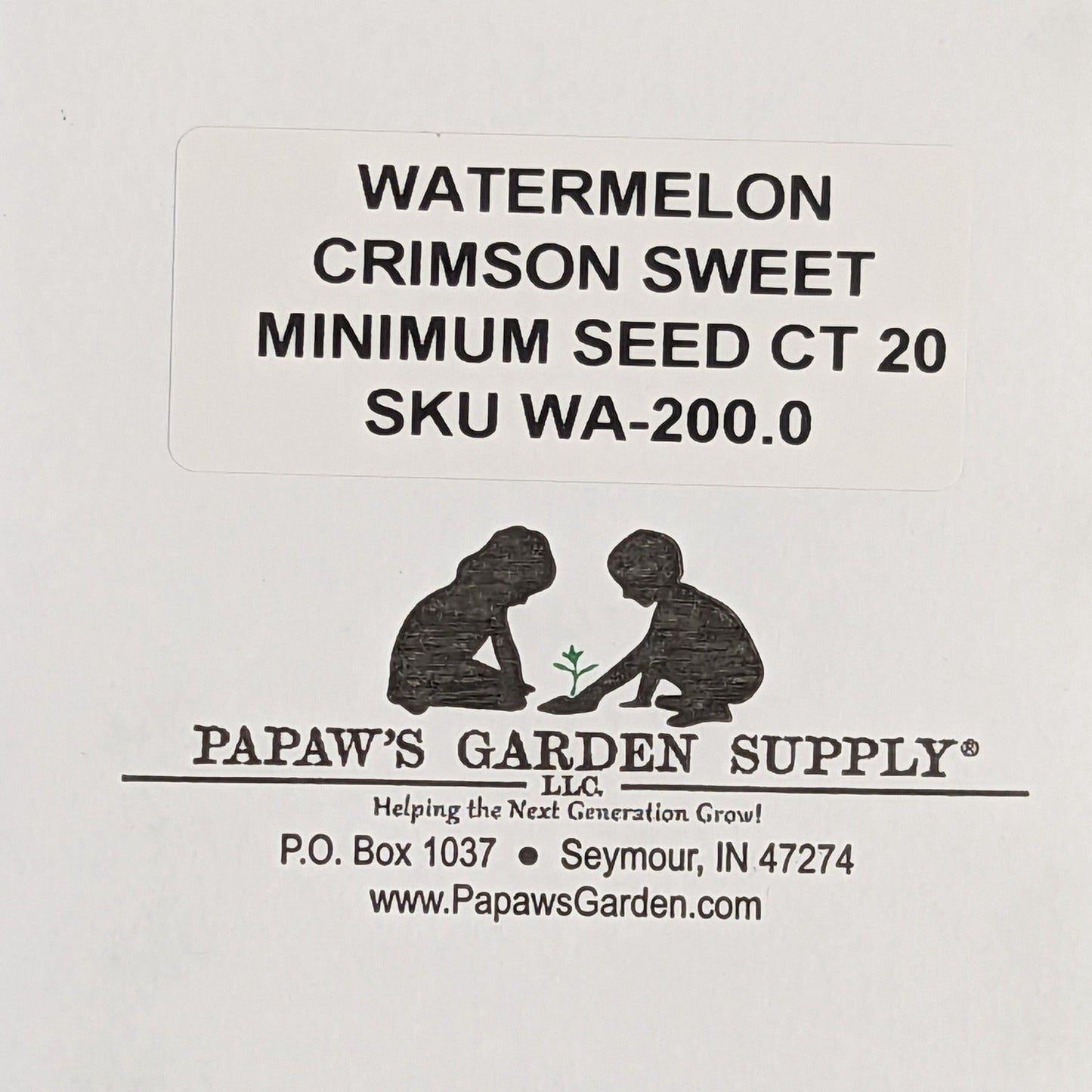 Crimson Sweet Watermelon Seeds