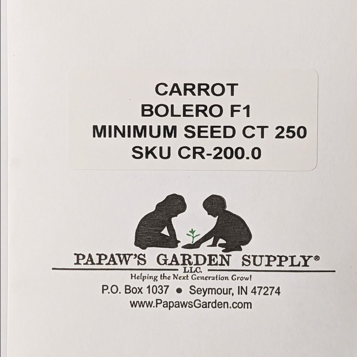 BOLERO Hybrid Carrot Seeds