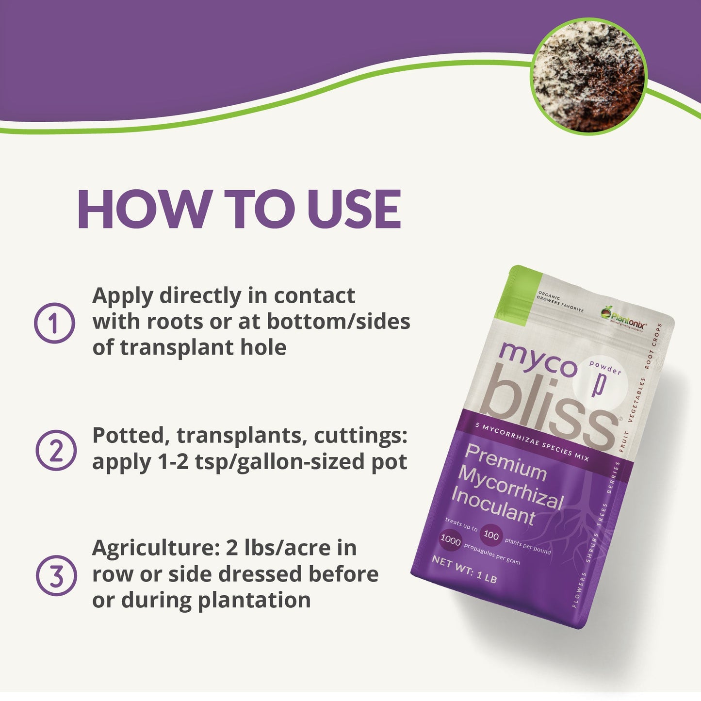 Myco Bliss - Premium Mycorrhizal Soil Inoculant