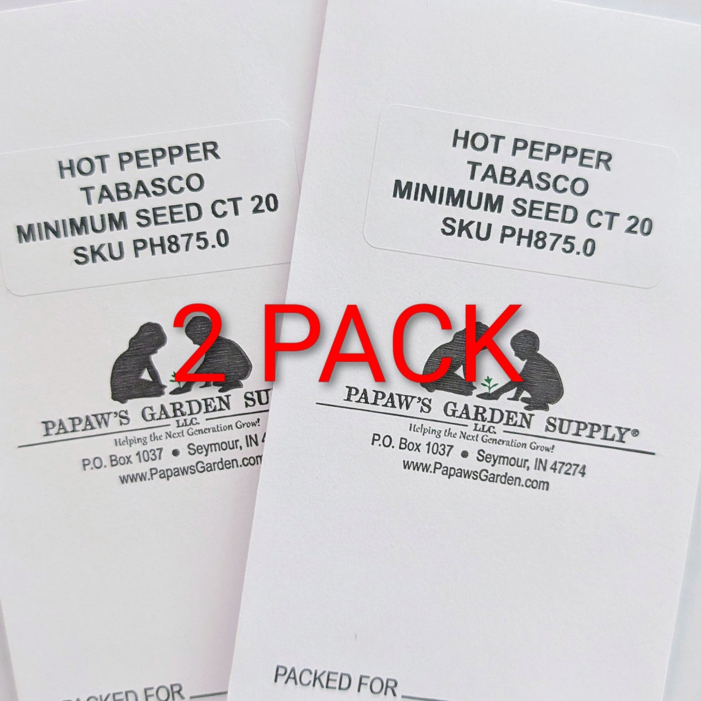 Tabasco VERY HOT Pepper Seeds