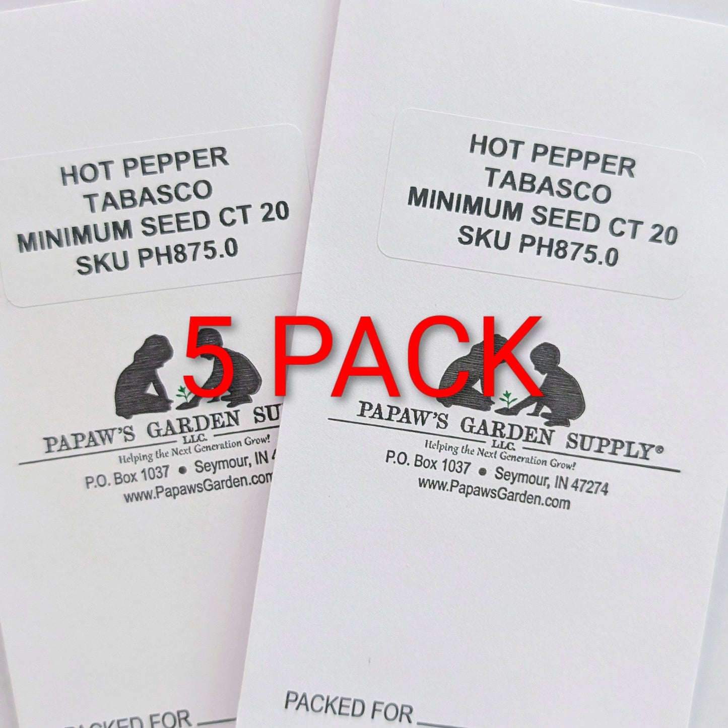 Tabasco VERY HOT Pepper Seeds