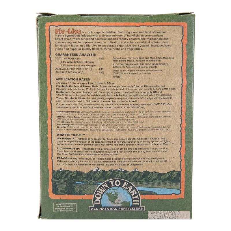 Bio-Live 5-4-2 Fertilizer (5 lb)