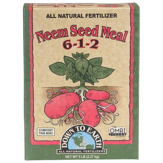 Neem Seed Meal 6-1-2  (5 lb Box)