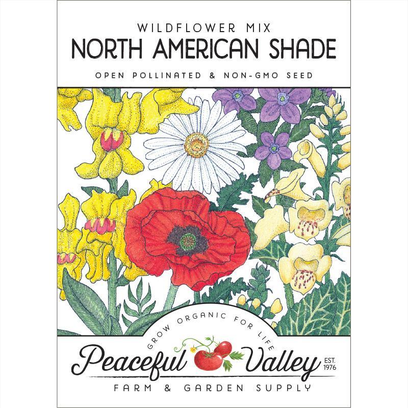 North American Shade Wildflower Mix (pack)