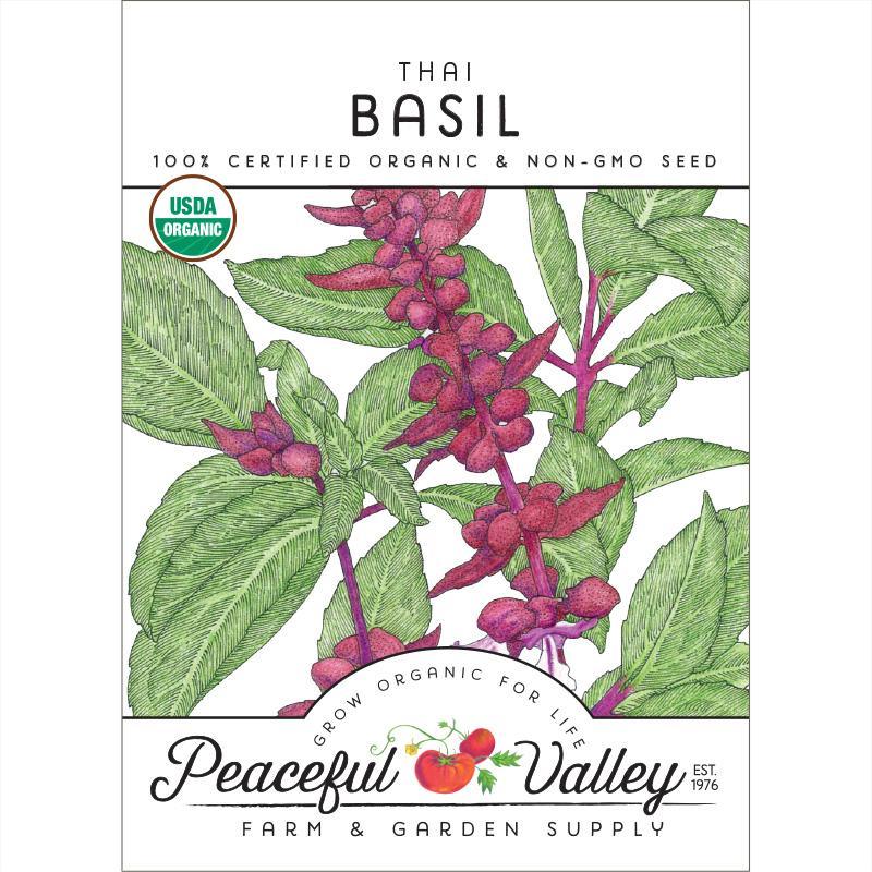 Thai Basil Seeds (Organic)