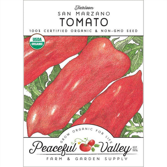 San Marzano Tomato Seeds (Organic)