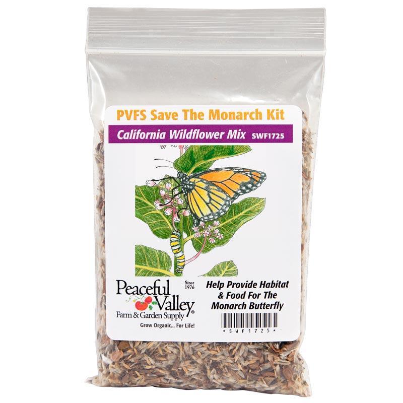 Peaceful Valley Save the Monarch Kit - California (1/8 lb)