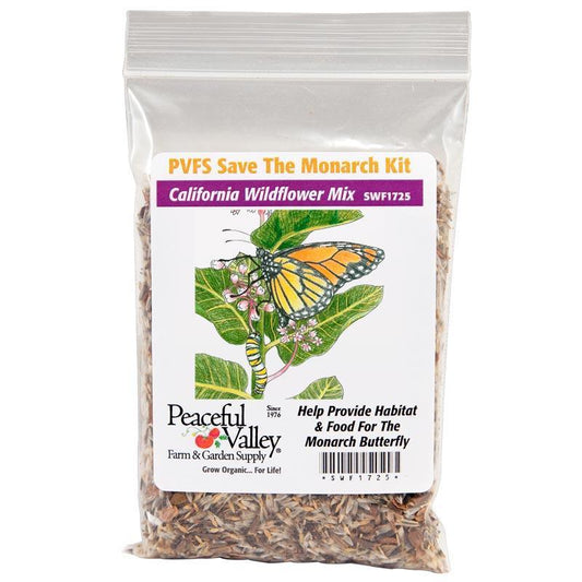 Peaceful Valley Save the Monarch Kit - California (1/8 lb)
