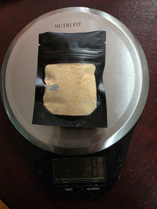 Lion’s Mane Mushroom Powder – Whole Fruiting Body

Our Lion’s Mane Mushroom Powder is made from 100% whole fruiting bodies, carefully dehydrated and finely milled to preserve natural compounds. Known for its role in brain, nerve, and cognitive support, Li