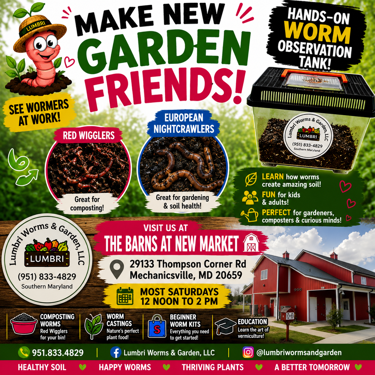 Vermicomposting Workshop | Learn Composting with Red Wigglers & European Nightcrawlers
