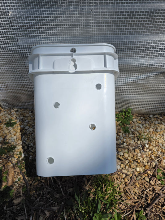 Worm Bin Vermi-Composting In-Ground 4 gal Recycled Bucket System | INCLUDES LIVE WORMS Easy Vermicomposting System | BUY COMPOSTING WORMS