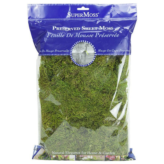 SuperMoss Preserved Sheet Moss (8 oz)