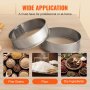 VEVOR Flour Sieve Fine Mesh Stainless Steel 10 Mesh Sifter for Worm Casting Production